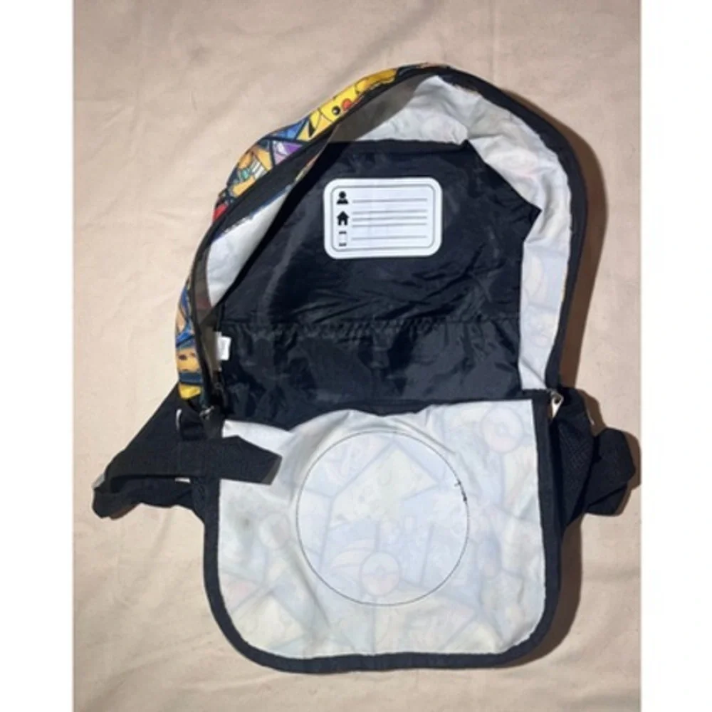 Pokemon Backpack Gold Star Collection Reflective Ink Printing 16x12x6 Bag E83